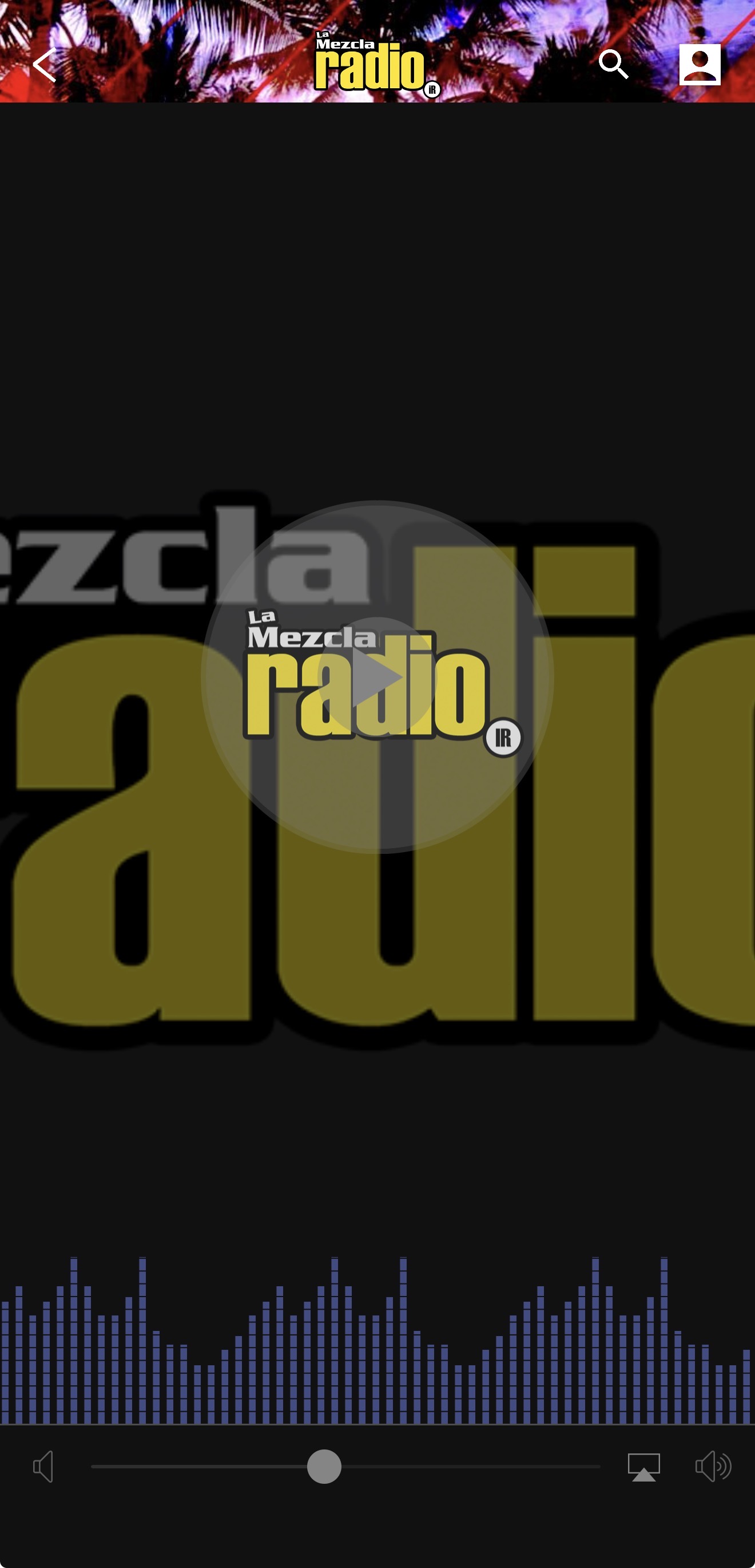 LaMezcla Radio live screen